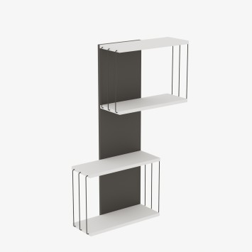 Estante de pared Destan blanco - 854KLN1730