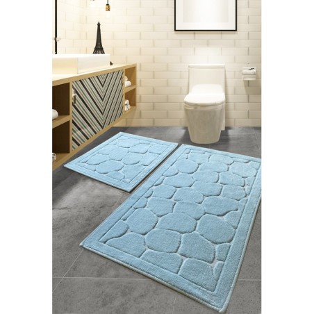 Alfombra de baño Set (2 piezas) Lino  multicolor