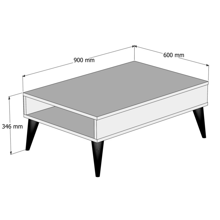 Mesa de centro Best blanco