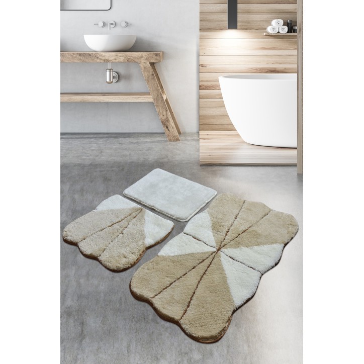 Alfombra de baño Set (3 piezas) Lessie  multicolor