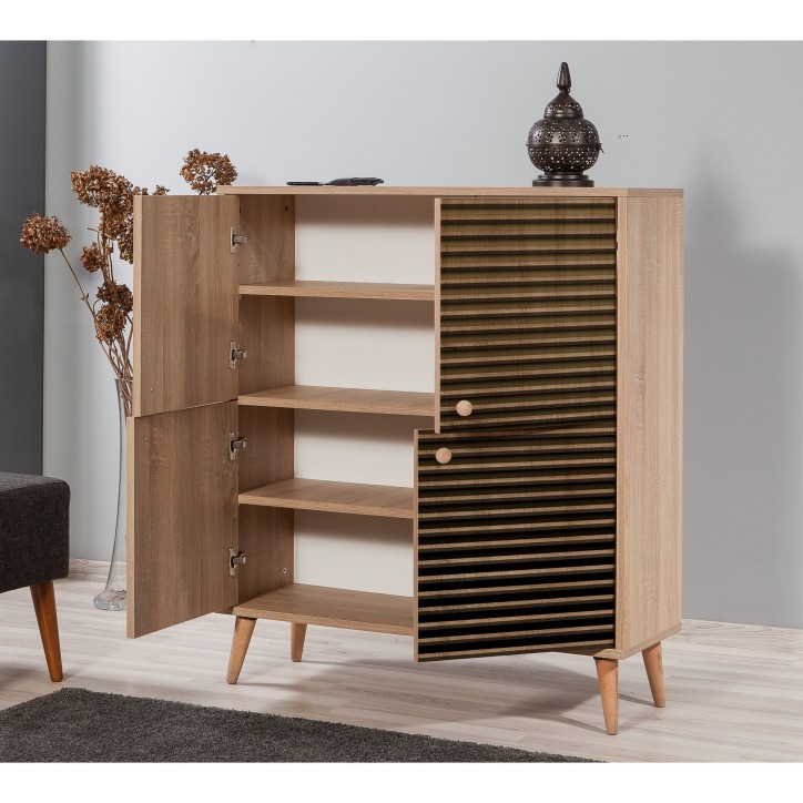 Mueble auxiliar Multilux-220 sonoma roble