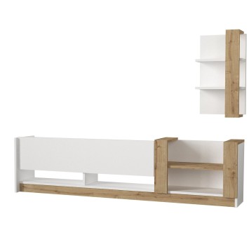 Mueble TV con estante Kazablanka zafiro blanco - 756FRN3053