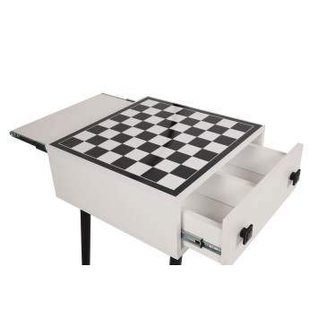 Mesa de ajedrez Chesso blanco negro - 854KLN4701