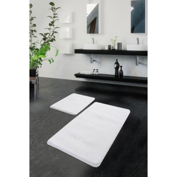 Alfombra de baño Set (2 piezas) Havai  blanco