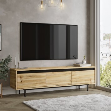 Mueble TV LV1-KL roble negro - 921YRD1101