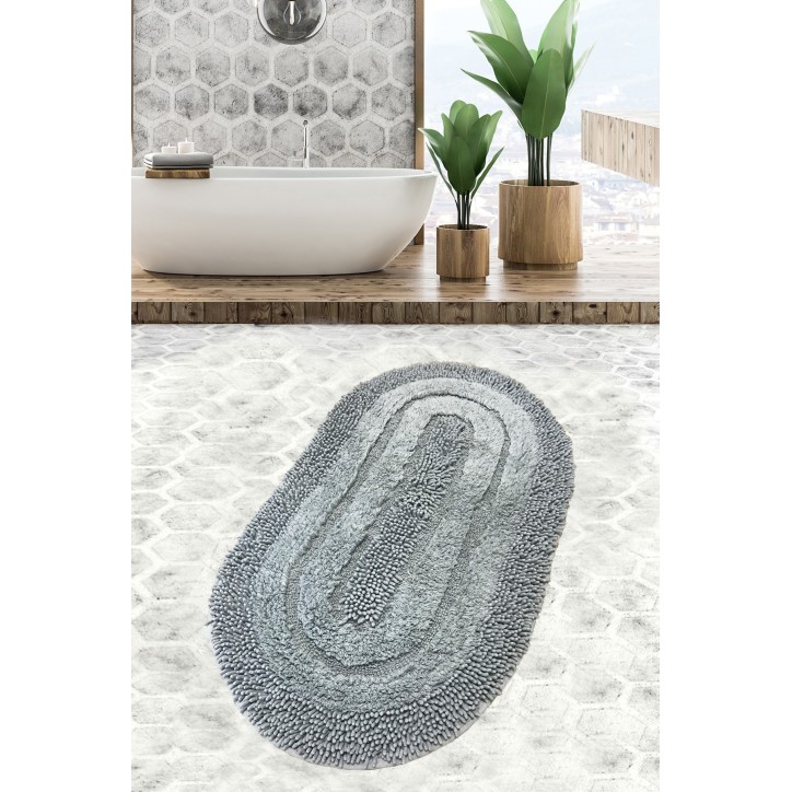 Alfombra de baño Macoroni  gris