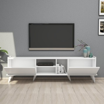 Mueble TV Elegante 1320 blanco - 389MZA1105