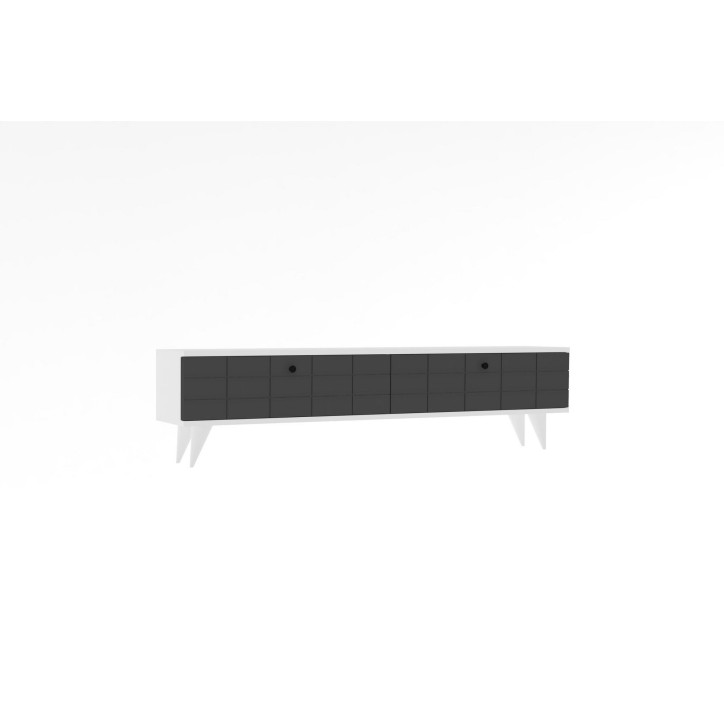 Mueble TV Alberi antracita blanco