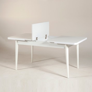 Mesa de comedor extensible Vina blanco - 869VEL5154