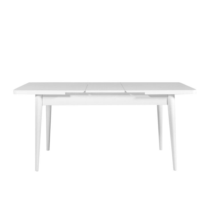 Mesa de comedor extensible Vina blanco