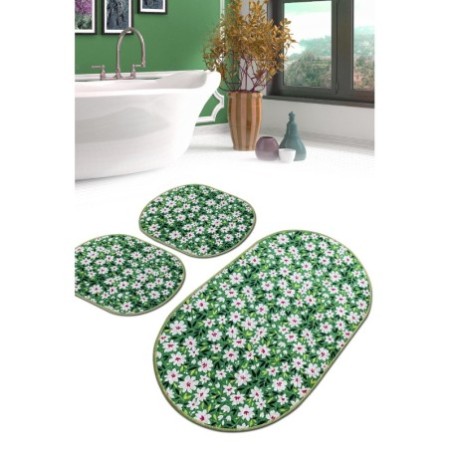 Alfombra de baño Set (3 piezas) Cladant Djt multicolor