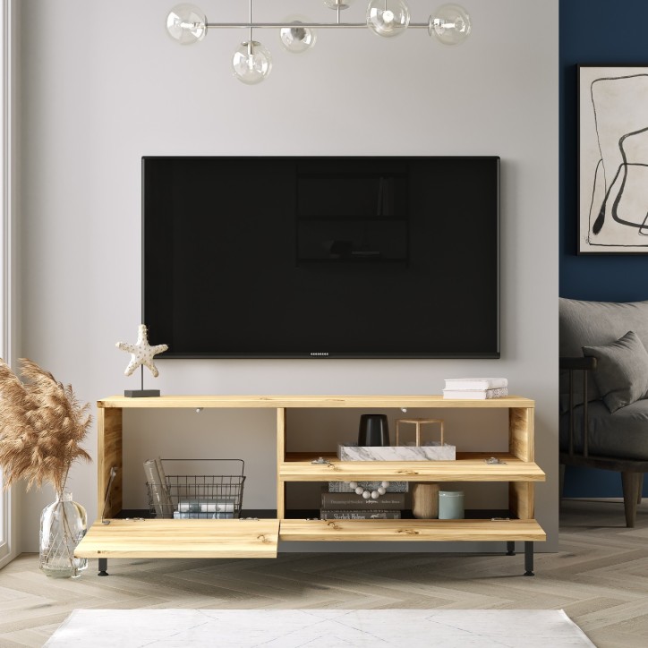 Mueble TV LV5-KL roble negro