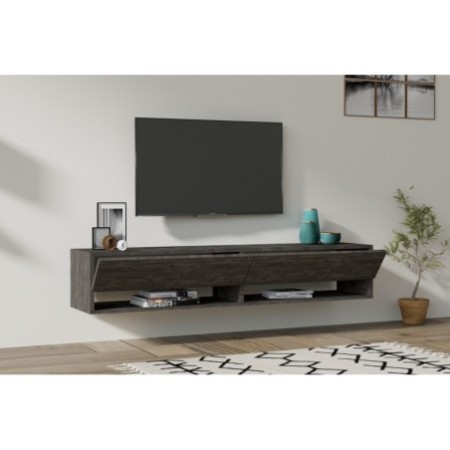 Mueble TV con estante Arges antracita