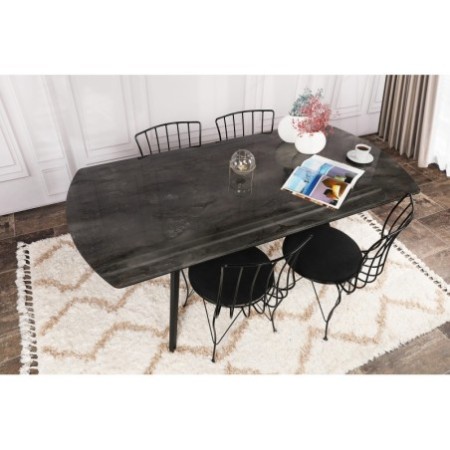 Mesa comedor Ares 1041 negro