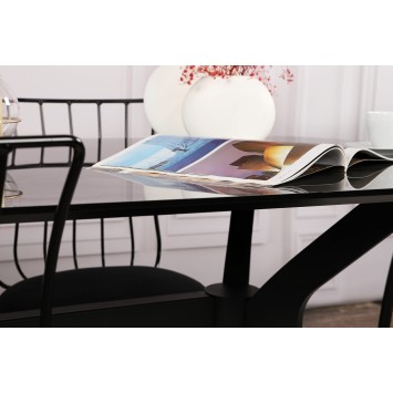 Mesa comedor Ares 1041 negro - 974NMB1501