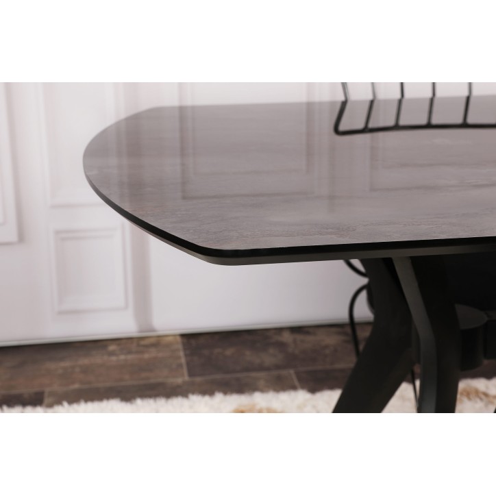 Mesa comedor Ares 1041 negro