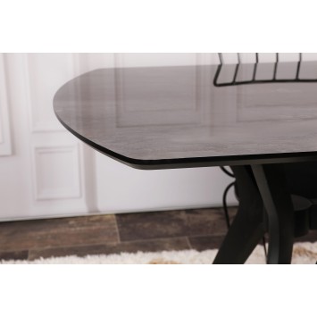 Mesa comedor Ares 1041 negro - 974NMB1501