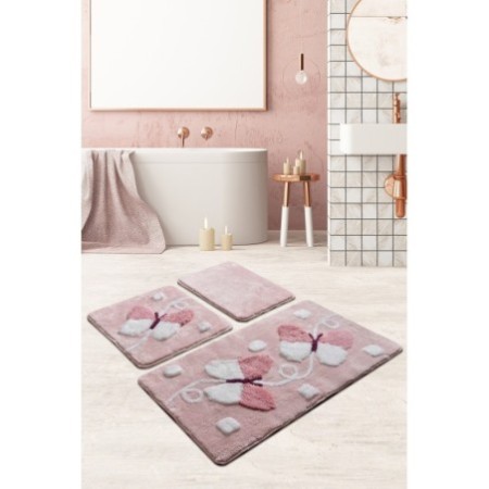 Alfombra de baño Set (3 piezas) Mari  multicolor