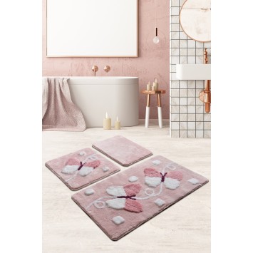 Alfombra de baño Set (3 piezas) Mari  multicolor