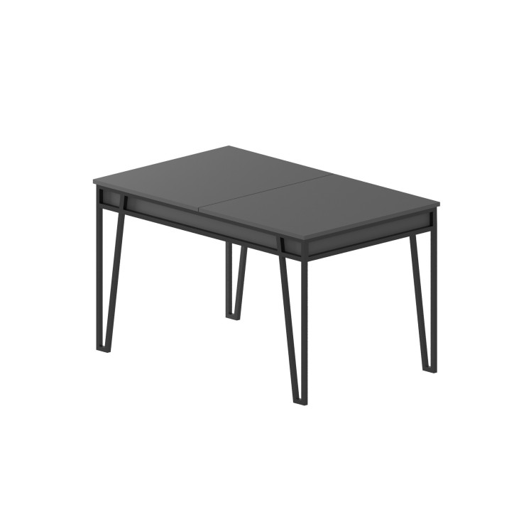 Mesa de comedor extensible Pal antracita