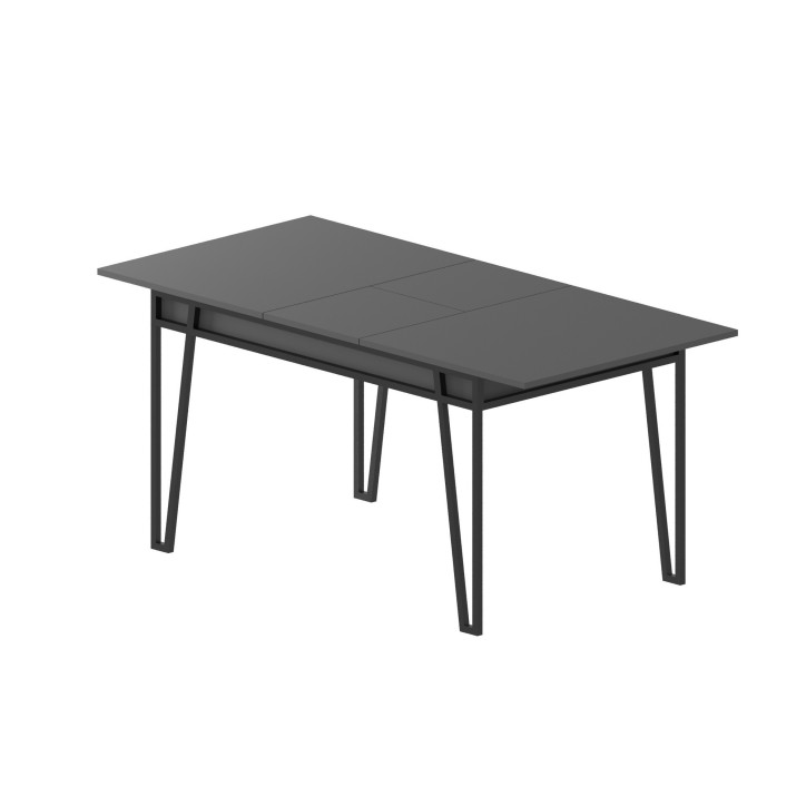 Mesa de comedor extensible Pal antracita