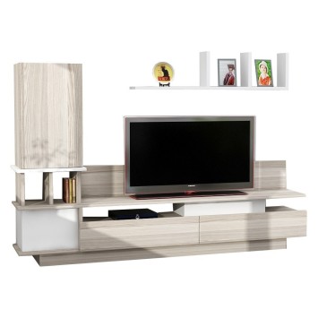 Mueble TV con estante Como córdoba blanco - 731WAT3045