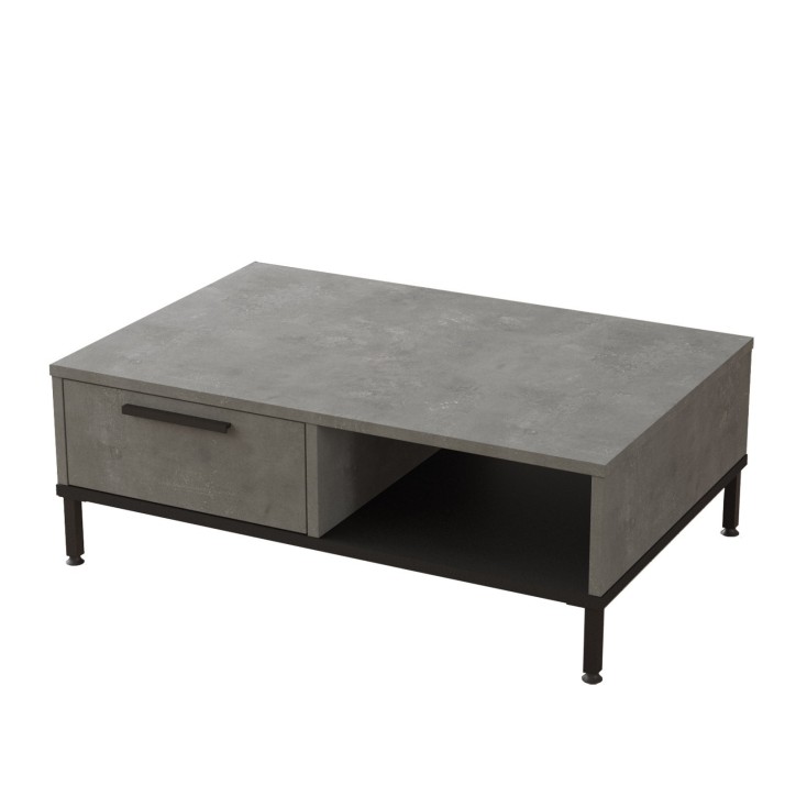 Mesa de centro LV18-RL negro plata