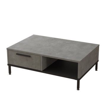 Mesa de centro LV18-RL negro plata - 921YRD1136