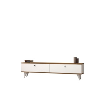 Mueble TV Paris nogal blanco - 835PUQ3021