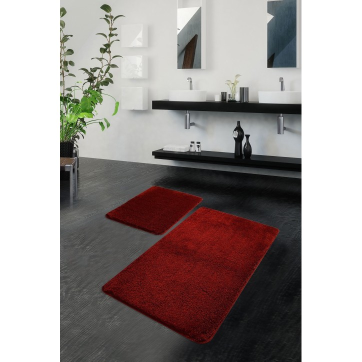 Alfombra de baño Set (2 piezas) Havai  rojo