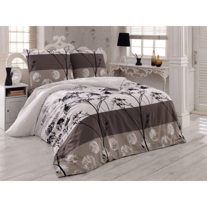 Juego ropa de cama Super King Blezza  negro gris blanco