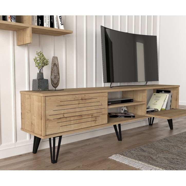 Mueble TV con estante F zafiro