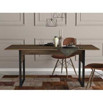 Mesa comedor Lost nogal - 804TRH4203