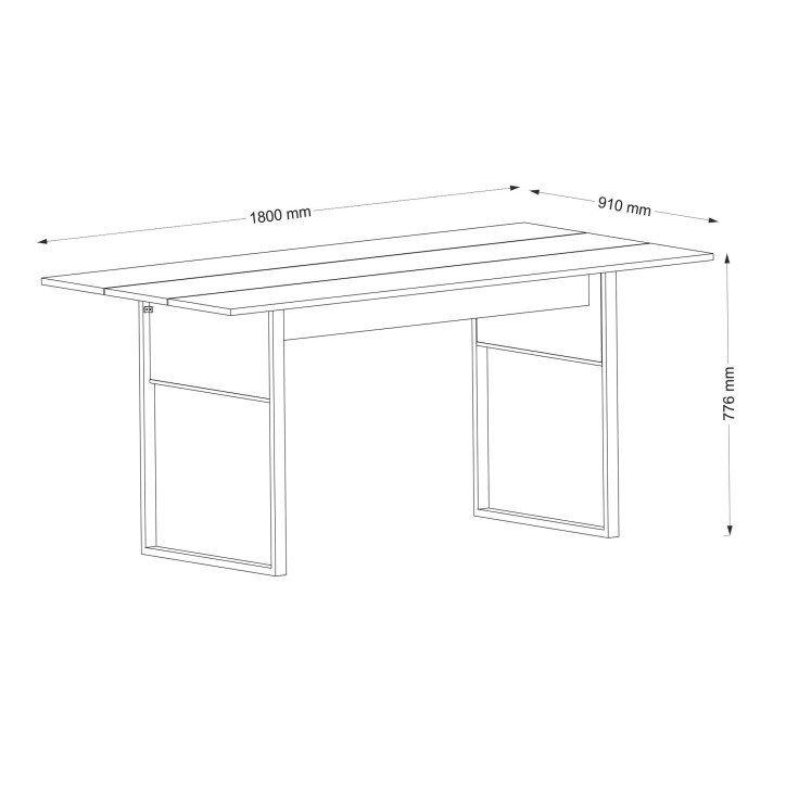 Mesa comedor Lost nogal