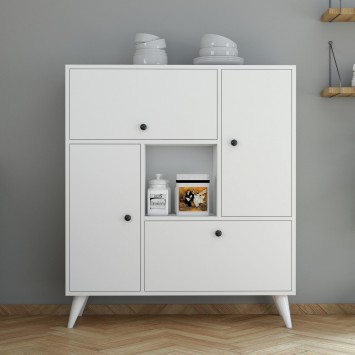 Mueble auxiliar Hercules 3102 blanco - 389MZA1505