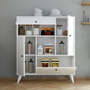 Mueble auxiliar Hercules 3102 blanco - 389MZA1505