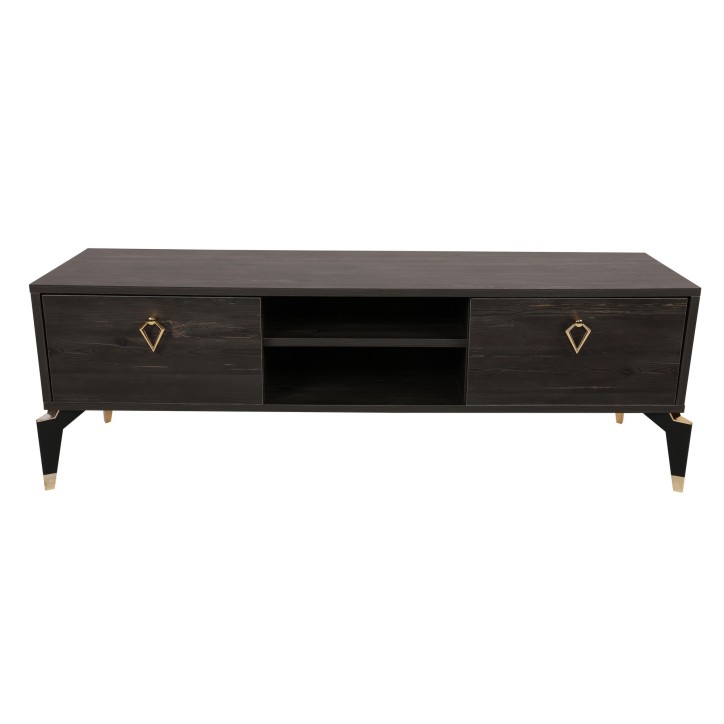 Mueble TV Posh marron oscuro