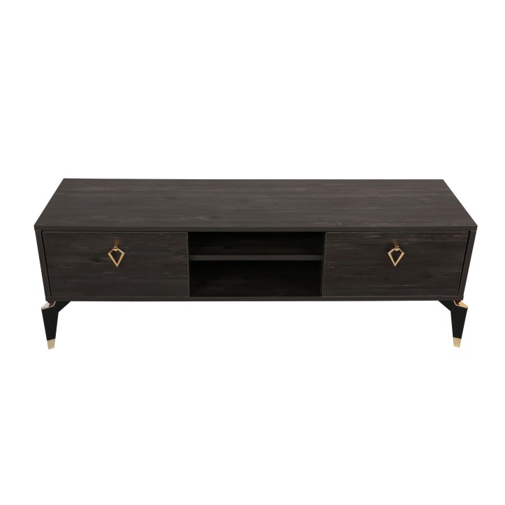 Mueble TV Posh marron oscuro