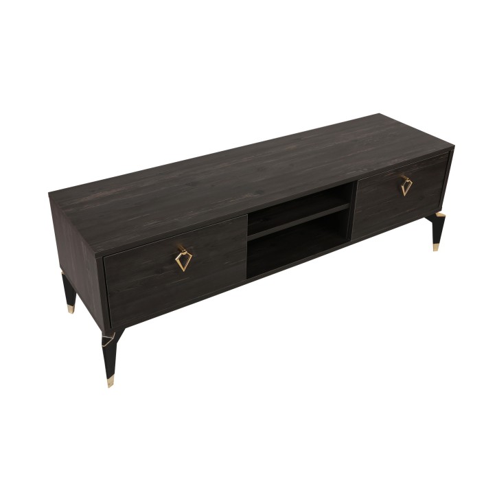 Mueble TV Posh marron oscuro