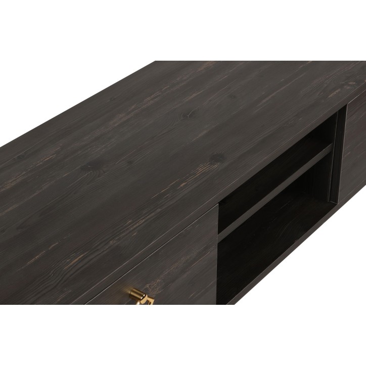 Mueble TV Posh marron oscuro