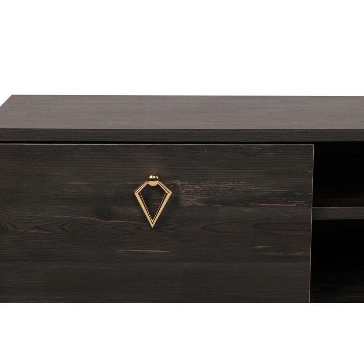 Mueble TV Posh marron oscuro