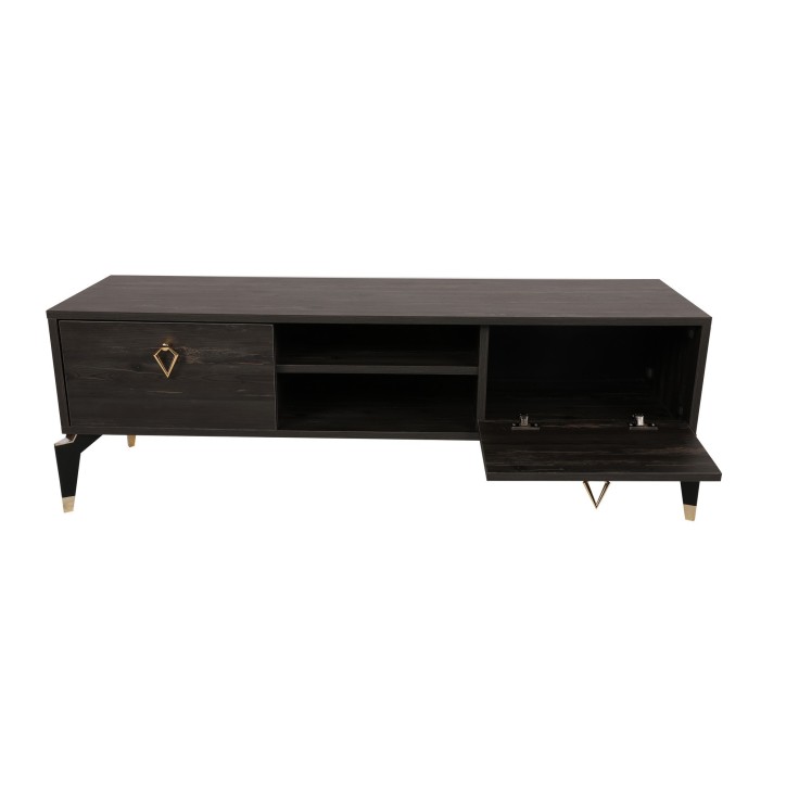 Mueble TV Posh marron oscuro