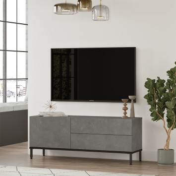 Mueble TV LV5-RL negro plata - 921YRD1110