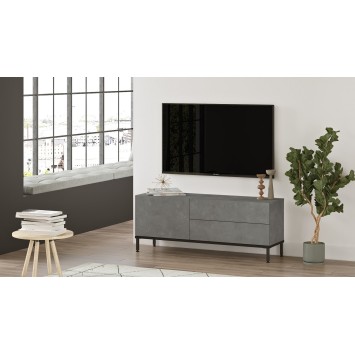 Mueble TV LV5-RL negro plata - 921YRD1110