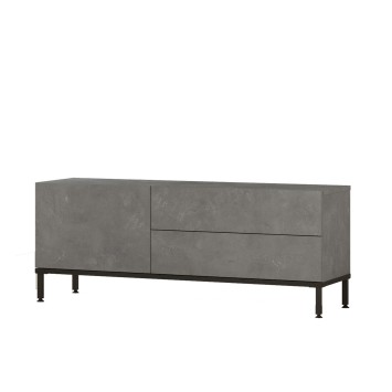 Mueble TV LV5-RL negro plata - 921YRD1110