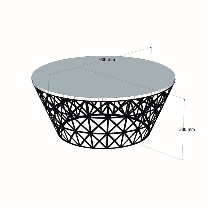 Mesa de centro Stil blanco