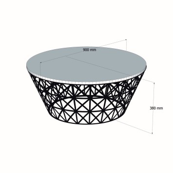 Mesa de centro Stil blanco - 845HCT2862