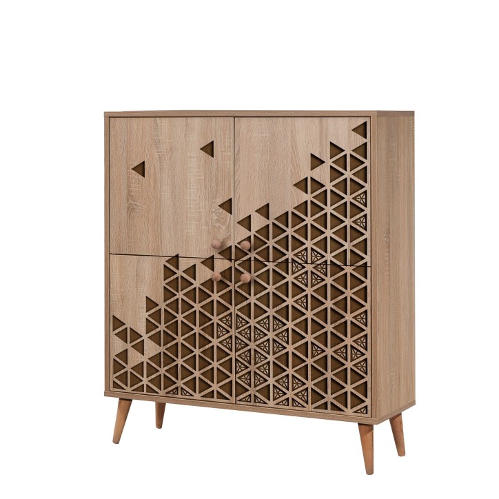 Mueble auxiliar Multilux-124 sonoma roble