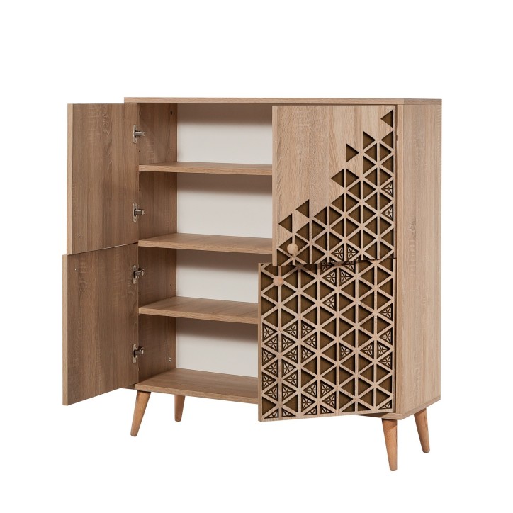 Mueble auxiliar Multilux-124 sonoma roble