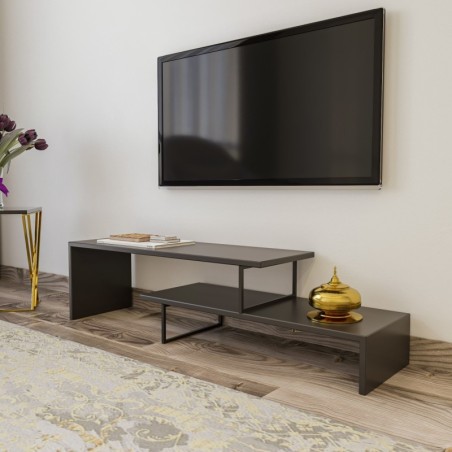 Mueble TV Ovit antracita negro